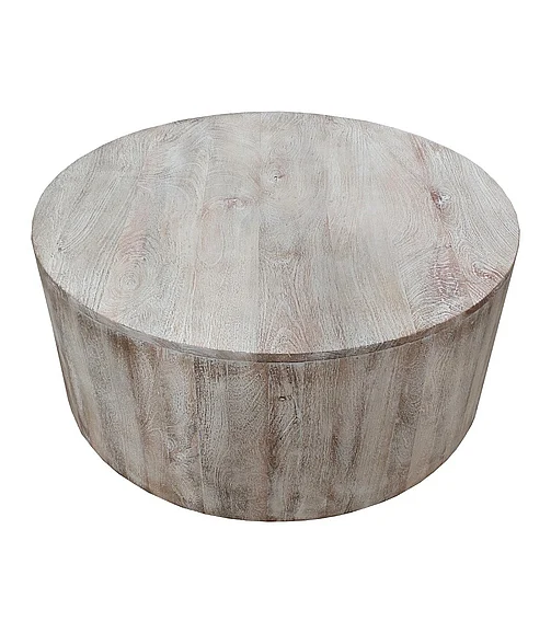 Coast by DK Harbor Coffee Table in Sand Blast White Wash 11390