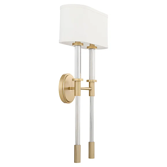 Cyan Design Hightower 2 Light Wall Sconce | Aged Brass 11953