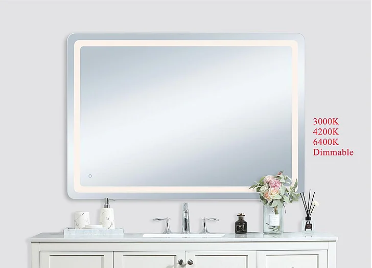 Elegant Genesis 42In x 60In Soft Edge Led Mirror MRE34260