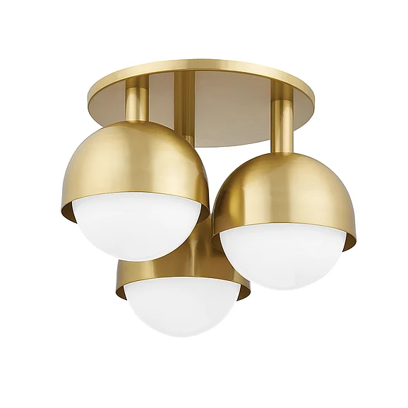 Hudson Valley Lighting Foster Semi Flush 1203-AGB
