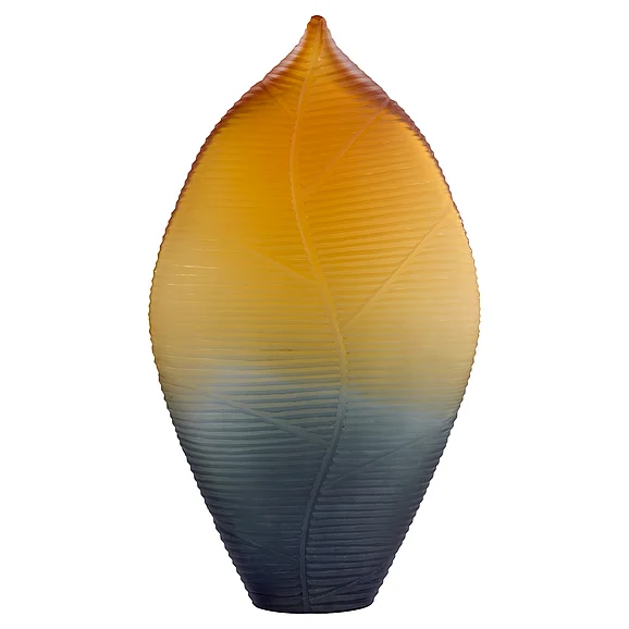 Cyan Design Vesper Vase | Amber | Grey - Small 12071