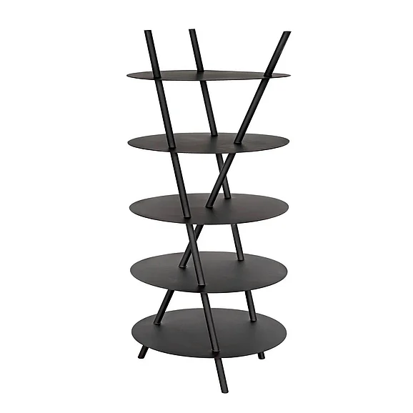 Noir Furniture Gautama Shelf in Black Metal GBCS242MTB CLOSEOUT