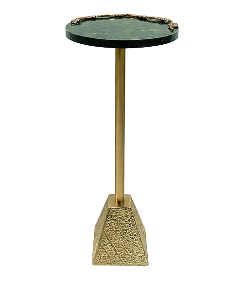 Coast by DK Laurel Jade Vine Accent Table in Gold 12116