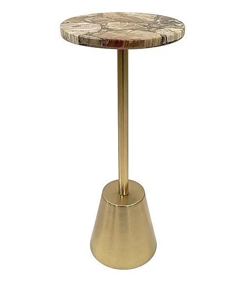 Coast by DK Nolan Drink Table in Gold 12123