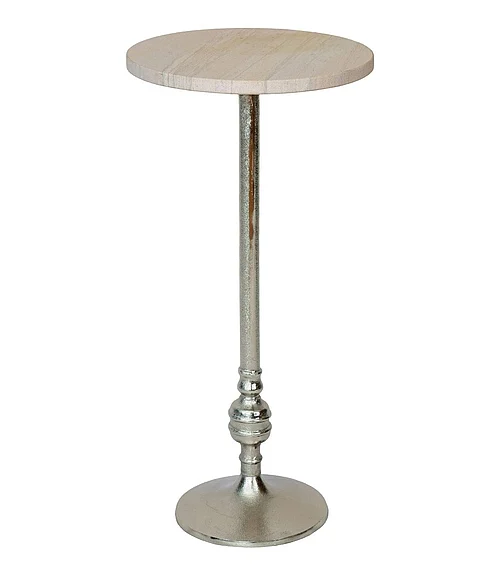 Coast by DK Soren Drink Table in Nickel 12138