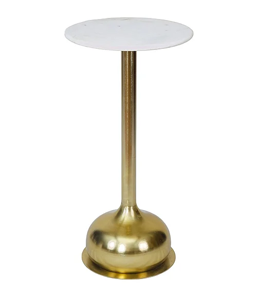 Coast by DK Carraway Side Table in Gold 12144