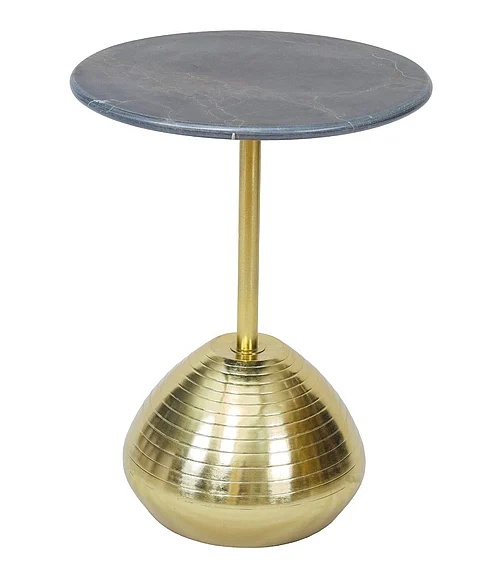 Coast by DK Savoy Side Table in Gold 12145
