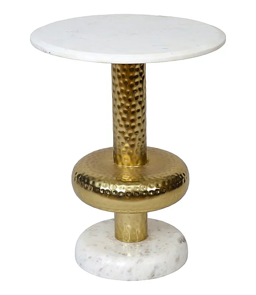Coast by DK Calder Side Table in Gold 12146