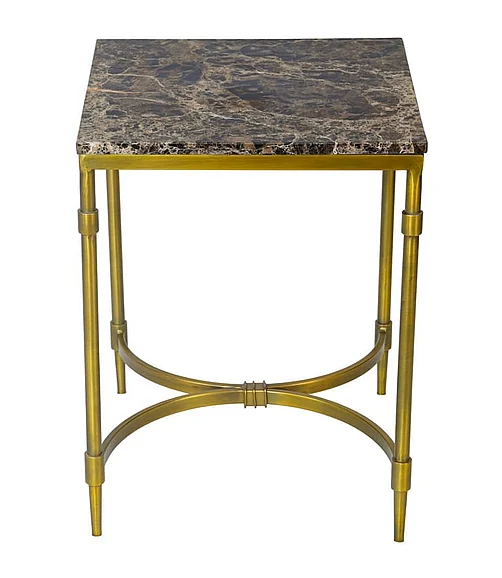 Coast by DK Dover Side Table in Gold 12147