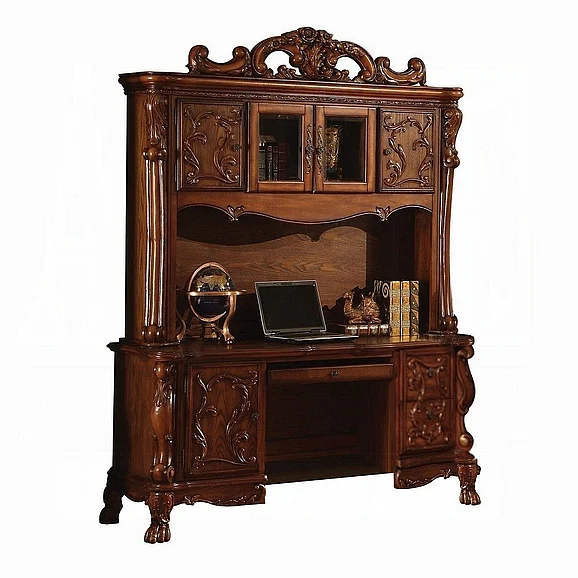 Acme Dresden Executive Computer Desk w/Hutch 12172