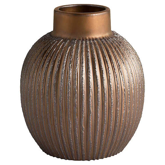 Cyan Design Starship Vase | Metallic Bronze - Small 12179