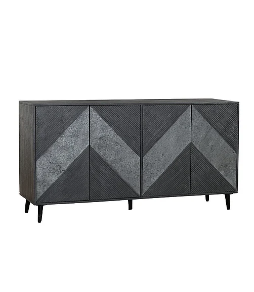 Coast by DK Ferro 4 Door Sideboard in Sandblast Grey 12197