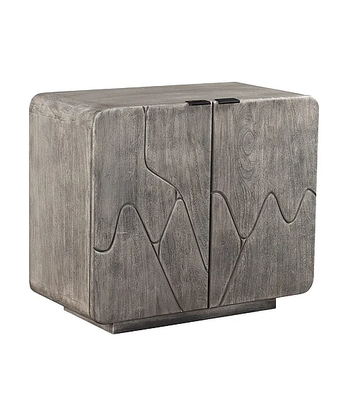 Coast by DK Renzo 2 Door Cabinet in Sandblast Grey 12200