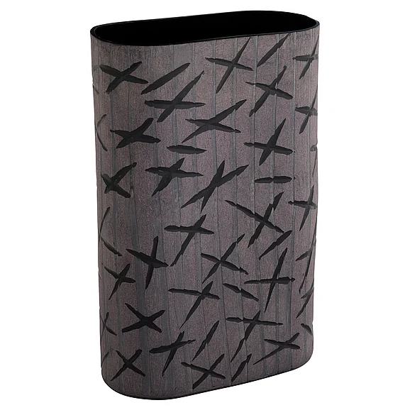 Cyan Design Scribe Vase in Black - Medium 12201