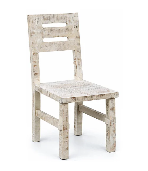 Coast by DK Montara Dining Chair in White Distress 12212