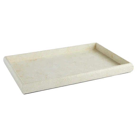 Cyan Design Celestial Tray in Eggshell in Rectangle - Large 12243