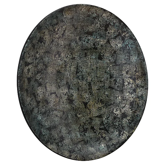Cyan Design Lunar Wall Decor - Medium in Silver|Blue|Black 12248