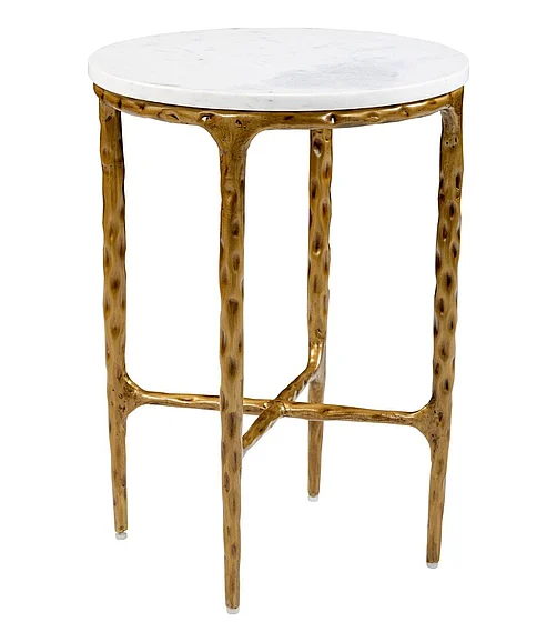 Coast by DK Orvello Side Table in Brass 12261