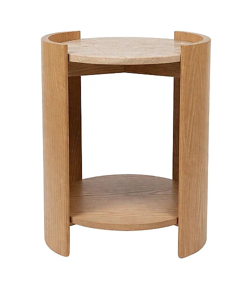 Coast by DK Warren Side Table in Natural 12267