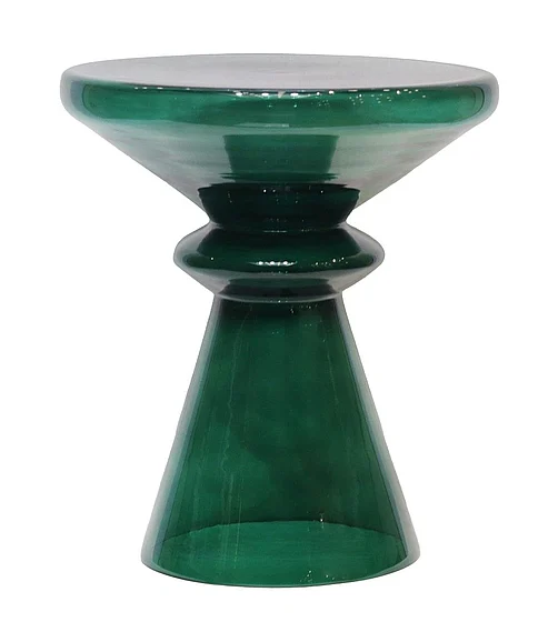 Coast by DK Lioren Juniper Green Glass Table 12271