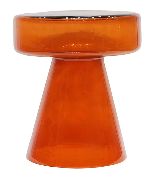 Coast by DK Briar Paprika Glass Table 12273