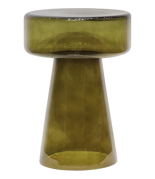 Coast by DK Orvello Olive Glass Table 12275