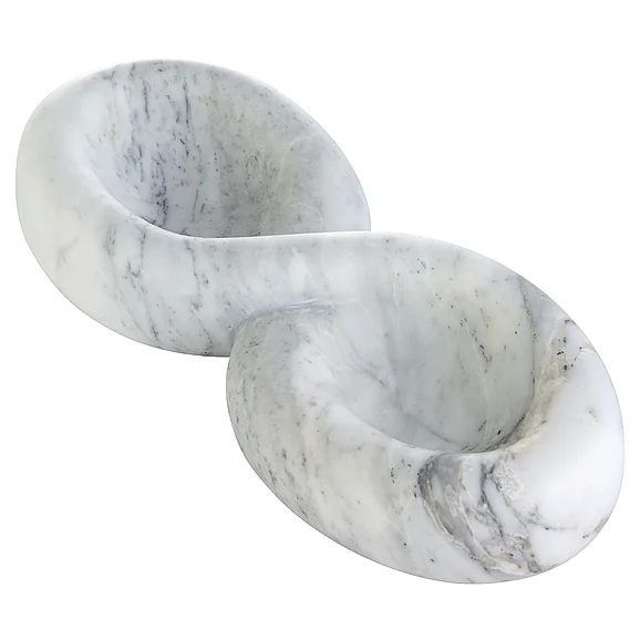 Cyan Design Continuum Tray in Arabescato 12276