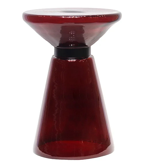 Coast by DK Arliss Crimson Glass Table 12279