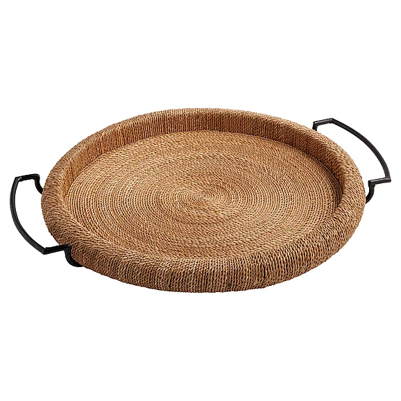 Cyan Design Montego Tray - Medium in Natural|Matte Black 12290