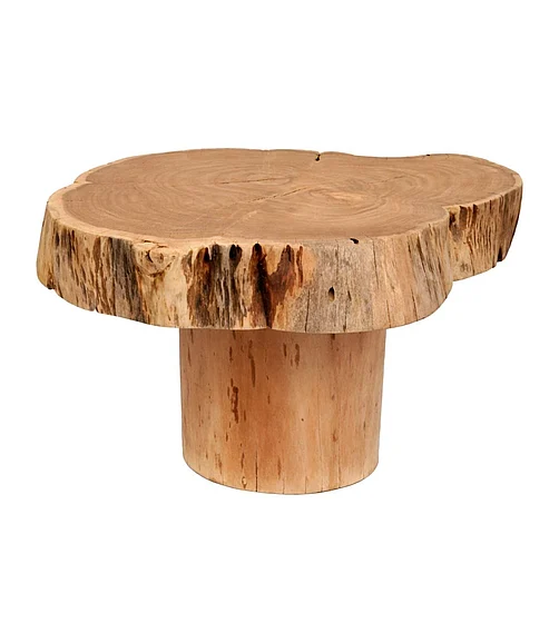Coast by DK Zarek Wooden Log Stool in Natural 12313