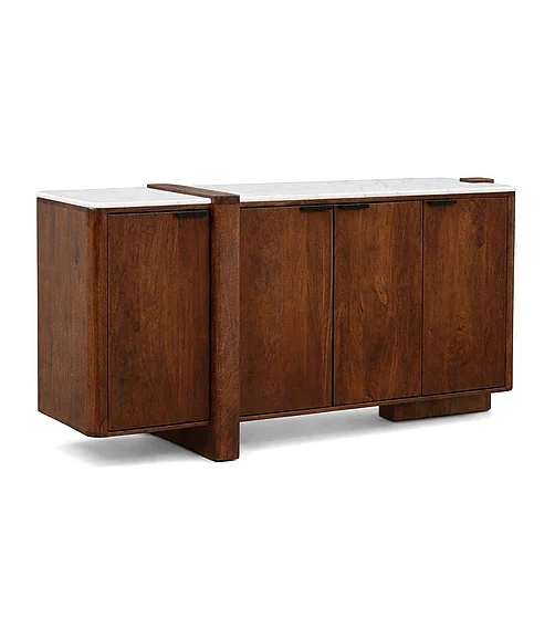 Coast by DK Truss 4 Door Sideboard in Walnut 12359