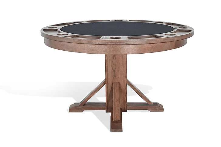 Sunny Designs Cole Dining Game Table in Cinder 1240CD