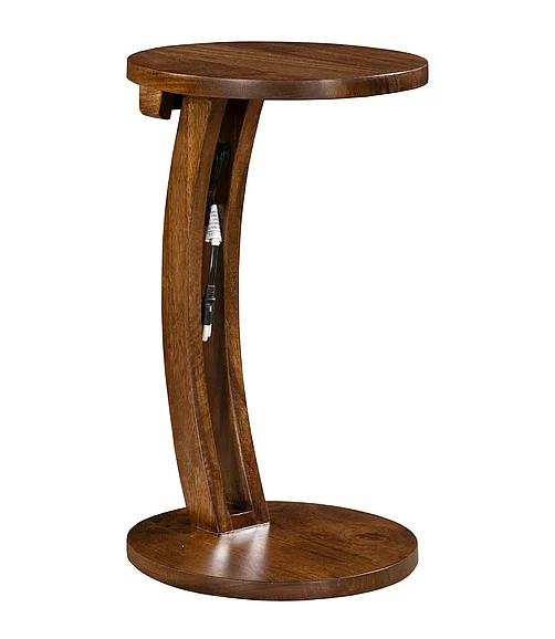 Coast by DK Nilo Side Table C Type With Usb in Whisky Brown 12412