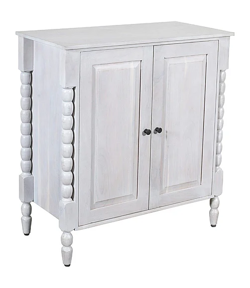 Coast by DK Waverly Two Door Cabinet in White Wash 12444