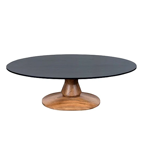 Coast by DK Daro Coffee Table Mango Wood in Black Top And Light Honey 12452
