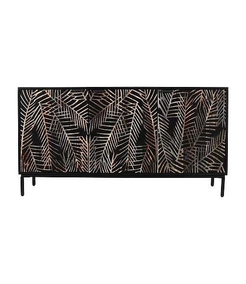 Coast by DK Palma 3 Door Sideboard in Natural Black 12455