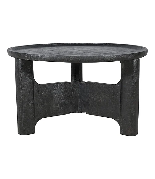 Coast by DK Boden Wooden Coffee Table in Black Sandblast 12468