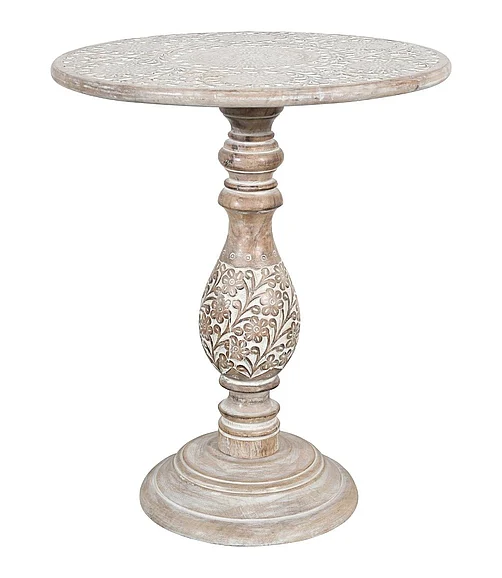 Coast by DK Waverly Folding Table in White Antique 12496