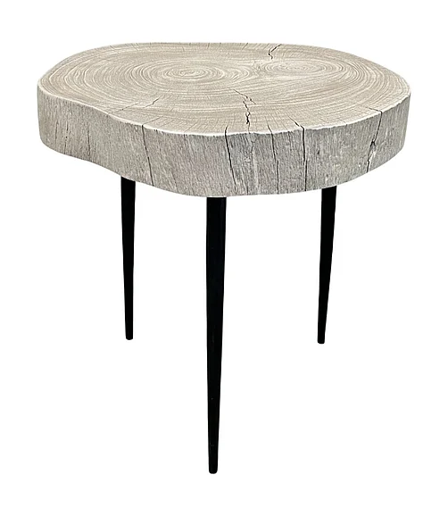 Coast by DK Tide Side Tables in White Wash 12500
