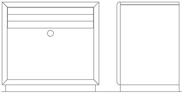 Kincaid Leyton Open Nightstand in Honey 587-421H