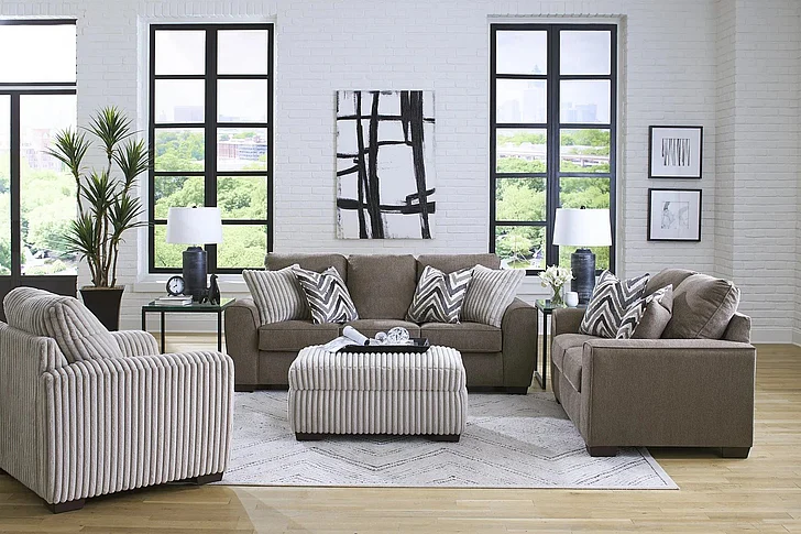 Peak Living 125 2pc Living Room Set in Tuscan Java CUSTOM ITEM
