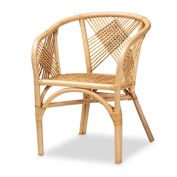 bali & pari Kagama Bohemian Natural Brown Dining Chair 12789
