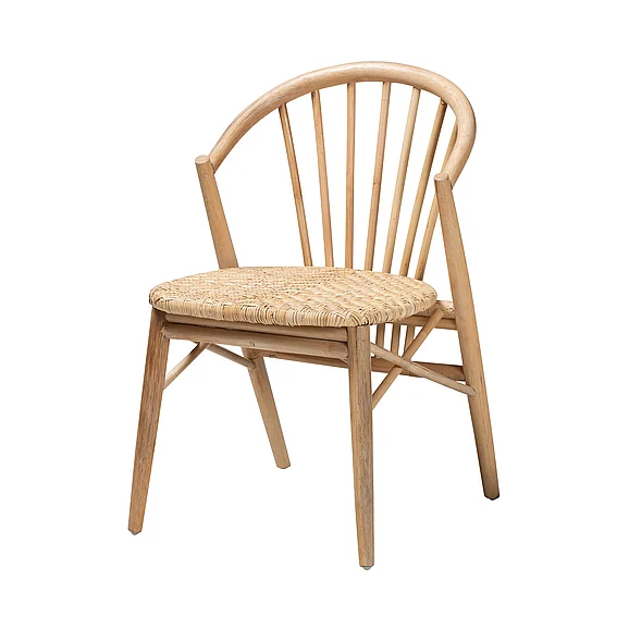 bali & pari Kobe Natural Brown and Dining Chair 12834
