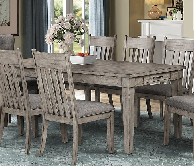 Emma Mason Signature Canyon Roots Leg Dining Table with Drawers