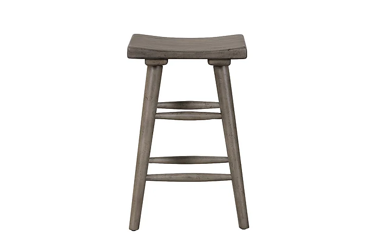Emma Mason Signature Rosebridge Backless Gathering Stool (Set of 2) in Rustic