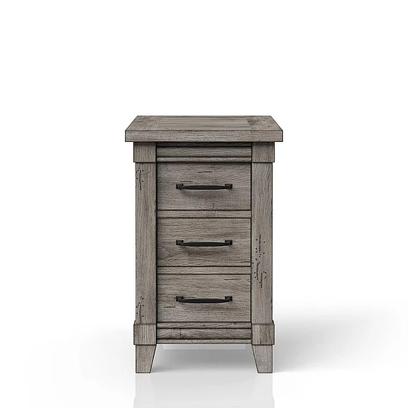 Emma Mason Signature Rosebridge Chairside Table in Rustic