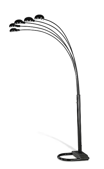 Coaster Black Overhead Floor Lamp 1297A