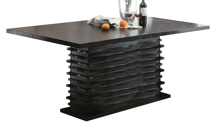 Coaster Stanton Dining Table in Black 102061
