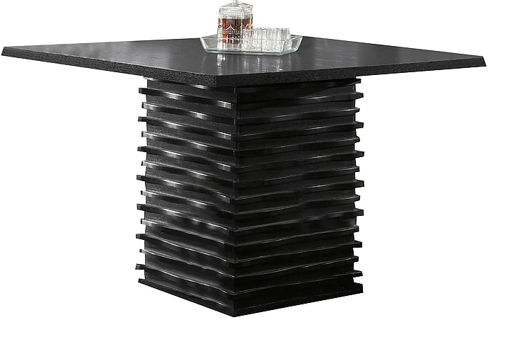 Coaster Stanton Counter Height Table in Black 102068