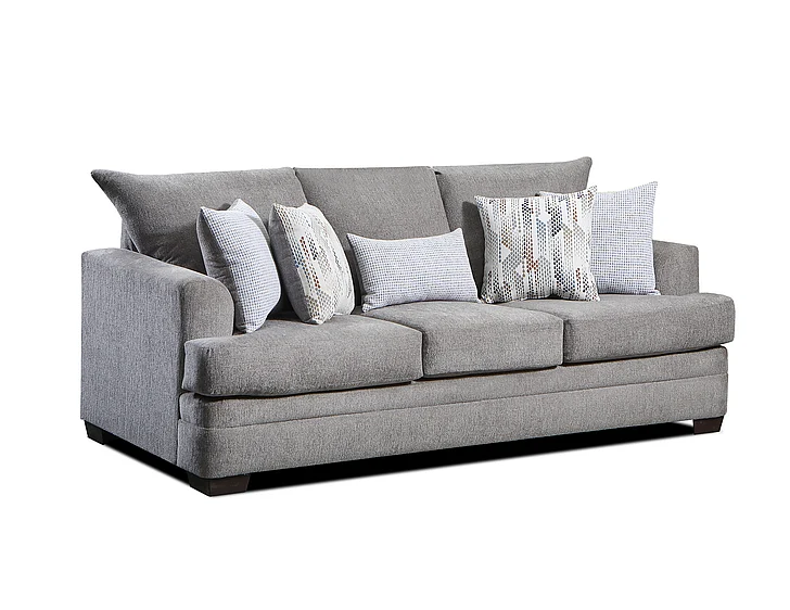 Homelegance Echelon Sofa with Pillows in Gray 99001SN-3